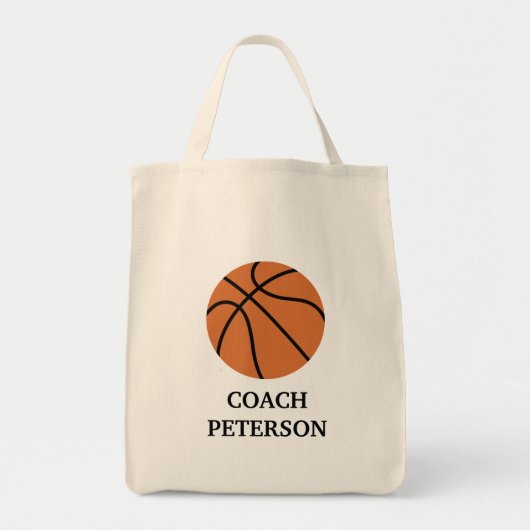 Sac fourre-tout d'alimentation BASKETBALL - ajoute (Devant)