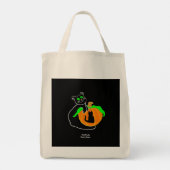 Sac fourre-tout d'alimentation Citrouille de chat (Dos)