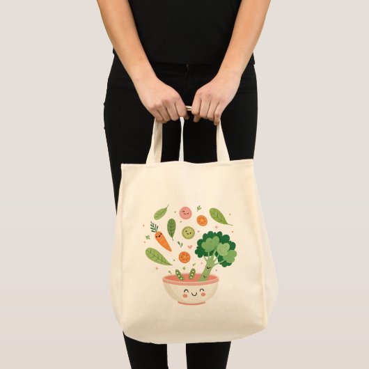 Sac fourre-tout d'alimentation réutilisable Légume (Devant (produit))