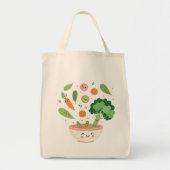 Sac fourre-tout d'alimentation réutilisable Légume (Devant)