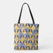 Sac fourre-tout d'allocation de perroquets bleus (Dos)