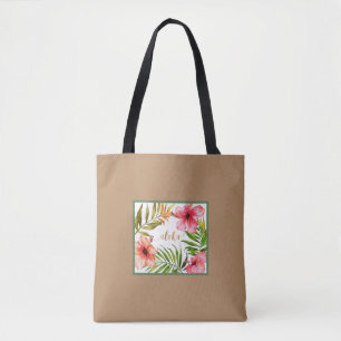Sac fourre-tout d'Aloha brun hawaïen