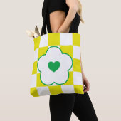 Sac fourre-tout damier (De près)