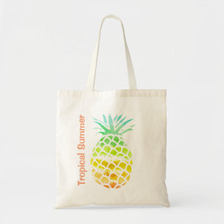 Sac fourre-tout d'ananas coloré