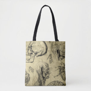 Sac fourre-tout d'anatomie vintage