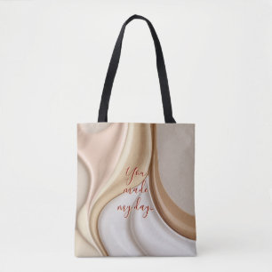Sac fourre-tout dans graphique abstrait élégant