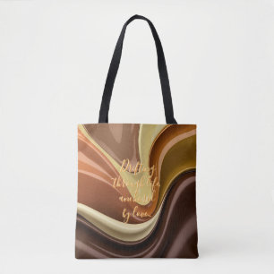 Sac fourre-tout dans graphique abstrait élégant