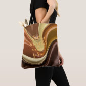 Sac fourre-tout dans graphique abstrait élégant (De près)