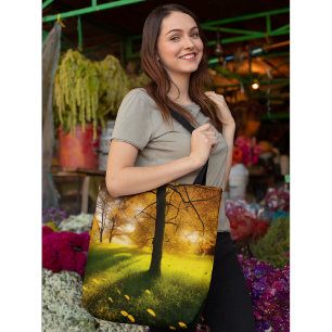 Sac fourre-tout d'aquarelle de la nature de l'imag