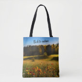 Sac fourre-tout d'aquarelle de la nature image/tex (Devant)