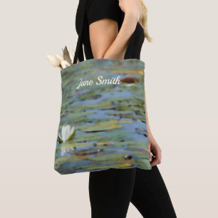 Sac fourre-tout d'aquarelle nénuphar Lake