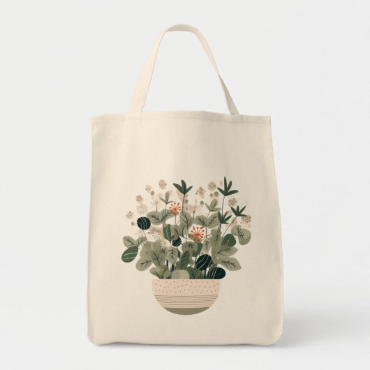 Sac fourre-tout d'arrangement de fleurs (Devant)