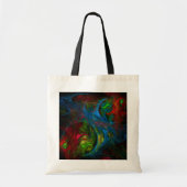 Sac fourre-tout d'art Abstrait en bleu Genesis (Devant)