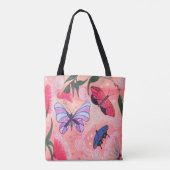 Sac fourre-tout d'art autochtone des papillons Sun (Dos)