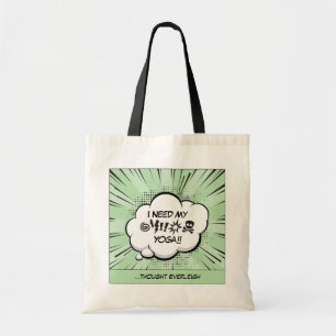 Sac fourre-tout d'art de la bande dessinée personn