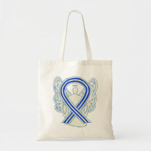 SAC FOURRE-TOUT d'art en ruban de sensibilisation