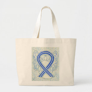 SAC FOURRE-TOUT d'art en ruban de sensibilisation
