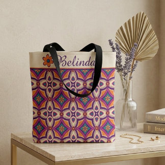 Sac fourre-tout d'art folklorique Boho