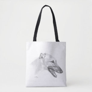 Sac fourre-tout d'art Greyhound Dog