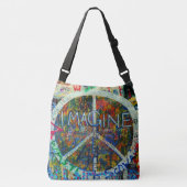 Sac fourre-tout d'art mural Hippie (Devant)