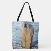 Sac fourre-tout d'art Ours Polaire Faune Art Sac c (Devant)