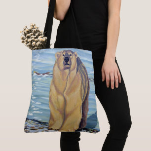 Sac fourre-tout d'art Ours Polaire Faune Art Sac c