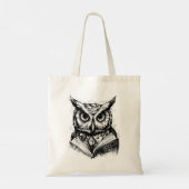Sac fourre-tout d'art Owl Line (Dos)
