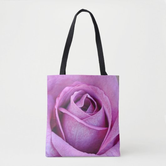Sac fourre-tout d'art Rose violet pétales (Devant)
