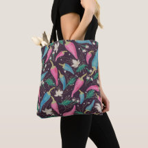 Sac fourre-tout d'art vintage motif poivre