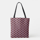 Sac fourre-tout d'artisanat Abstrait rouge (Dos)