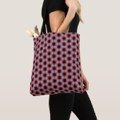 Sac fourre-tout d'artisanat Abstrait rouge (De près)