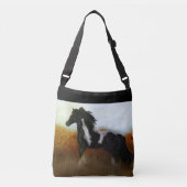 sac fourre-tout d'automne du cheval Gypsy Vanner (Devant)