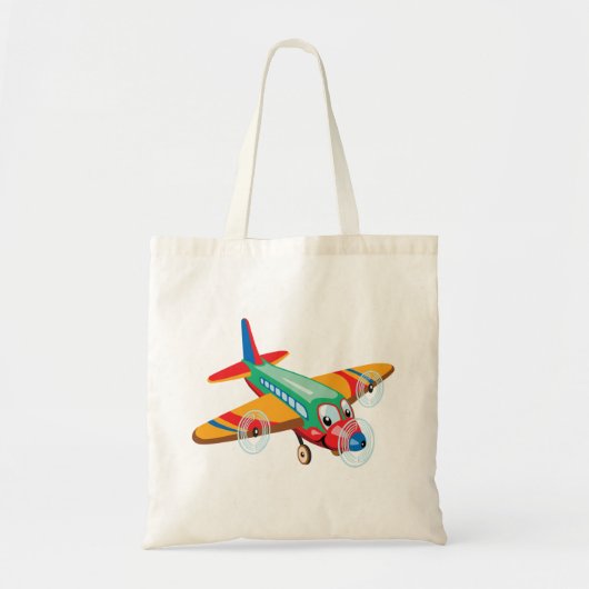sac fourre-tout d'avion de dessin animé (Devant)