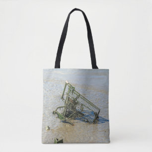 Sac fourre-tout de achat jeté à chariot