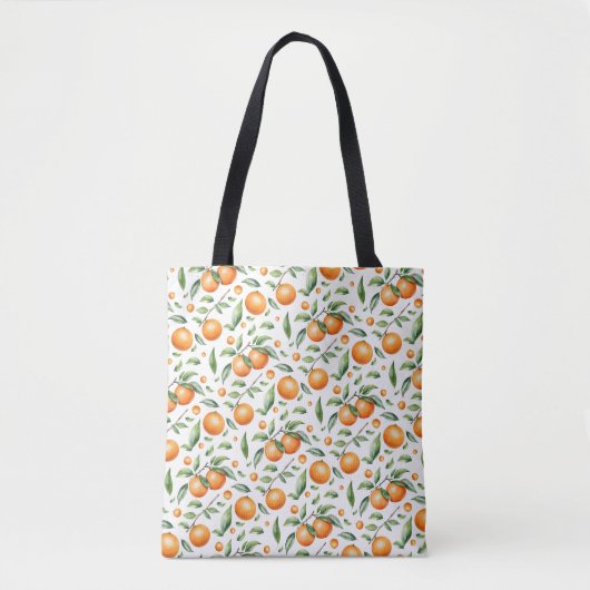 Sac fourre-tout de Baby shower Twins Orange (Devant)