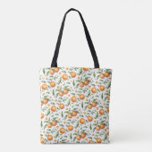 Sac fourre-tout de Baby shower Twins Orange (Dos)