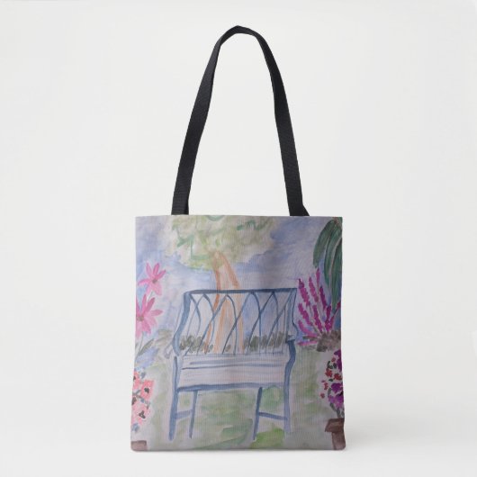 Sac fourre-tout de banc d'été Garden (Devant)