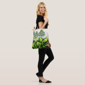 Sac fourre-tout de beauté plante (Sur le modèle)