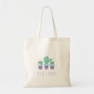 Sac fourre-tout de bibliothèque de plantes de cact