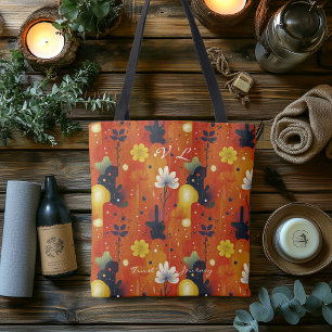 Sac fourre-tout de bien-être en fleurs du désert c