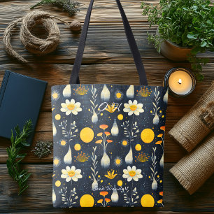 Sac fourre-tout de bien-être solaire à fleurs mini