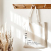 Sac fourre-tout de bienvenue Totes Went to the Wed