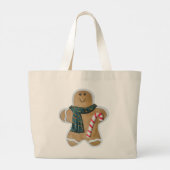 Sac fourre-tout de biscuit Snowman (Dos)