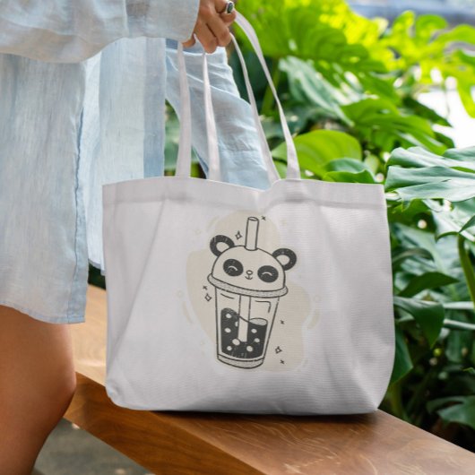 Sac fourre-tout de boisson Panda Milshake