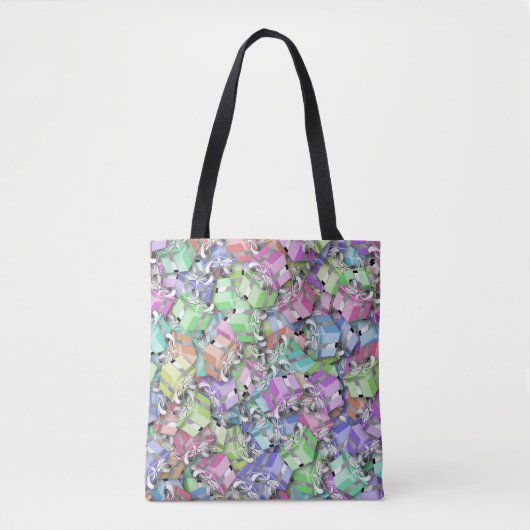 sac fourre-tout de boîtes pastel (Devant)