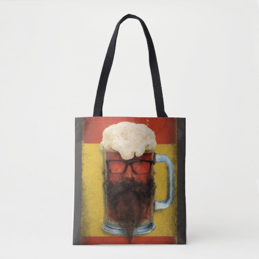 Sac fourre-tout de boue de bière à Hipster (Devant)