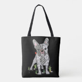 Sac fourre-tout de Bulldog français mignon et ador (Dos)