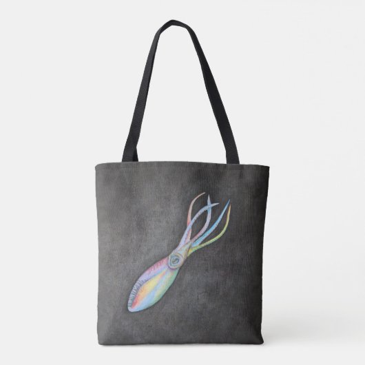 Sac fourre-tout de calmar arc-en-ciel (Dos)