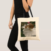 Sac fourre-tout de carnation blanc et escargot de (Devant (produit))
