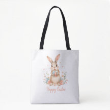 Sac fourre-tout de chasse aux œufs de Pâques Bunny
